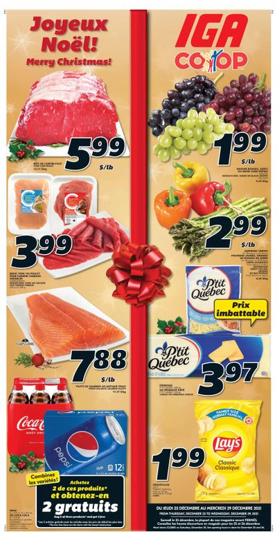 IGA (NB) Flyer December 23 to 29