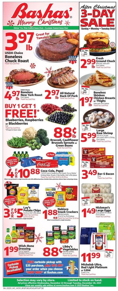 Bashas' (AZ) Weekly Ad Flyer December 21 to December 28