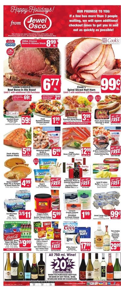 Jewel Osco (IN) Weekly Ad Flyer December 21 to December 28