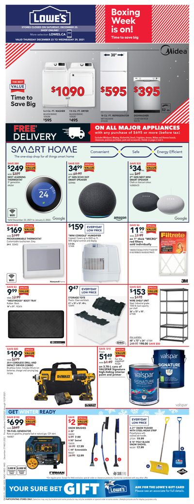 Lowe's Flyer December 23 to 29