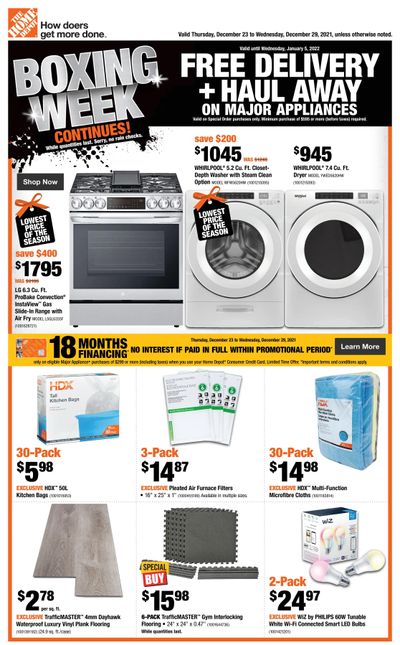 Home Depot (ON) Flyer December 23 to 29