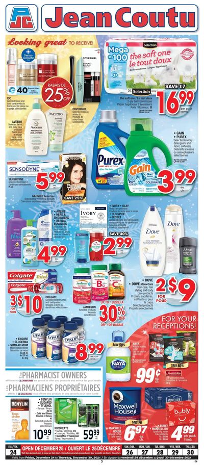 Jean Coutu (ON) Flyer December 24 to 30