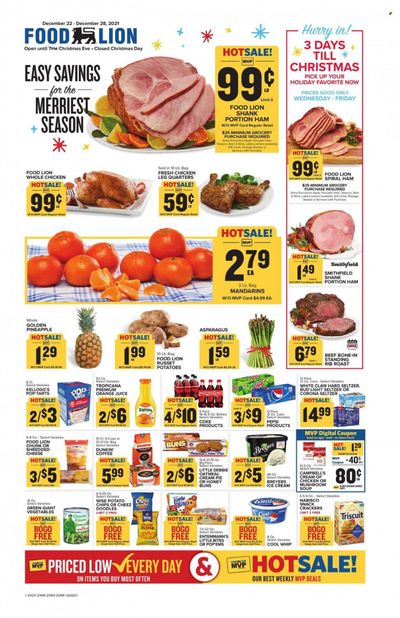 Food Lion (VA) Weekly Ad Flyer December 22 to December 29