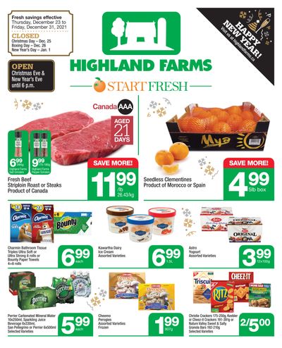 Highland Farms Flyer December 23 to 31