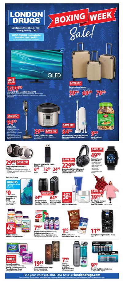 London Drugs 2021 Boxing Week Sale Flyer December 24 to January 1