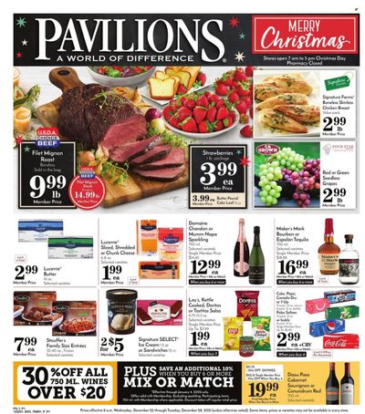 Pavilions (CA) Weekly Ad Flyer December 22 to December 29