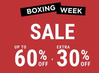 RW&CO. Canada Boxing Week Sale: Save Up to 60% OFF + Extra 30% OFF