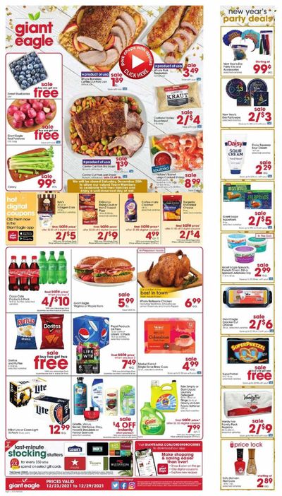 Giant Eagle (OH, PA) Weekly Ad Flyer December 22 to December 29