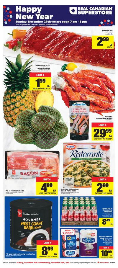 Real Canadian Superstore (ON) Flyer December 26 to 29