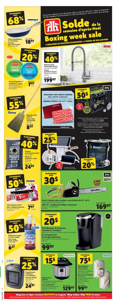 Home Hardware (QC) Boxing Week Sale Flyer December 23 to January 5