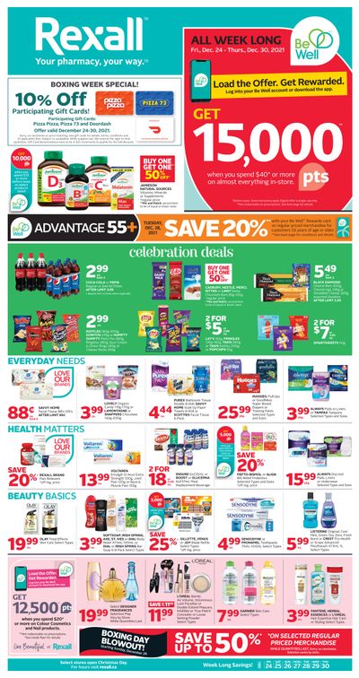 Rexall (West) Flyer December 24 to 30
