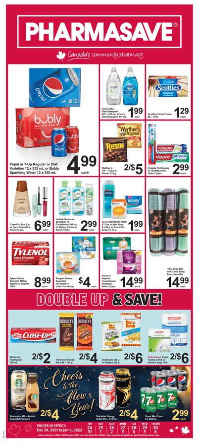 Pharmasave (West) Flyer December 24 to January 6