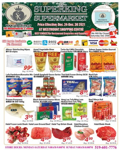 Superking Supermarket (London) Flyer December 24 to 30
