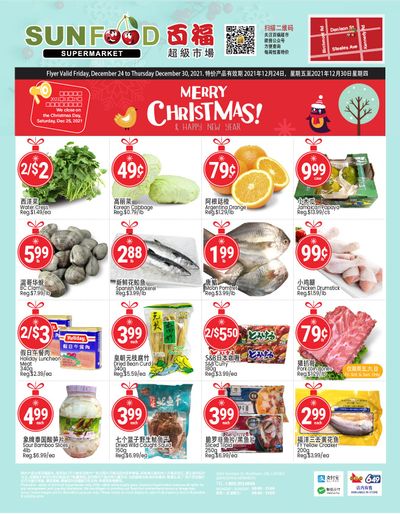Sunfood Supermarket Flyer December 24 to 30