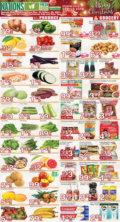Nations Fresh Foods (Hamilton) Flyer December 24 to 30
