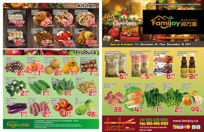 Famijoy Supermarket Flyer December 24 to 30