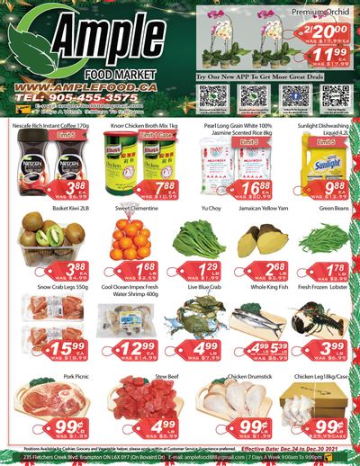 Ample Food Market (Brampton) Flyer December 24 to 30