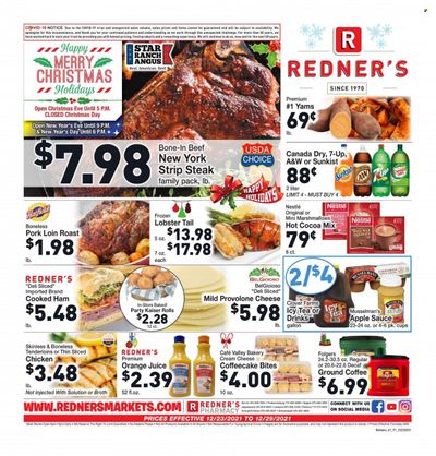Redner's Markets (DE, MD, PA) Weekly Ad Flyer December 24 to December 31