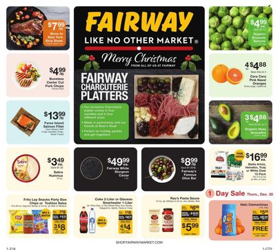 Fairway Market (CT, NJ, NY) Weekly Ad Flyer December 24 to December 31