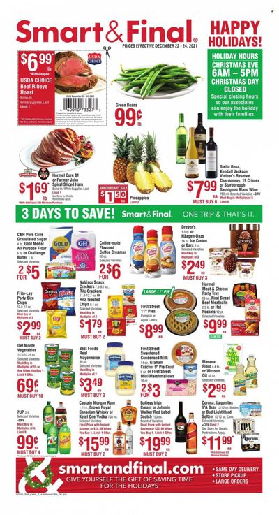 Smart & Final (AZ, CA) Weekly Ad Flyer December 24 to December 31