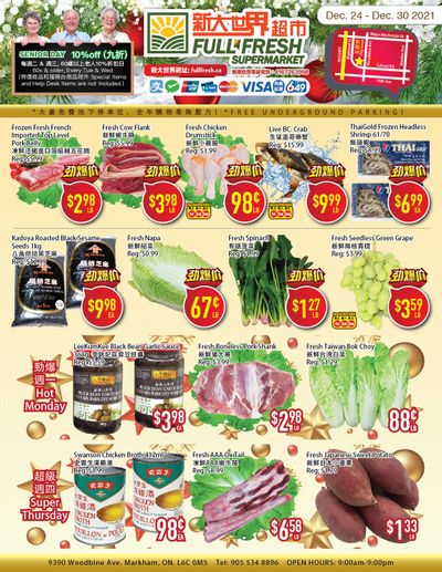 Full Fresh Supermarket Flyer December 24 to 30