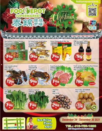 Food Depot Supermarket Flyer December 24 to 30