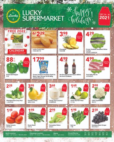 Lucky Supermarket (Edmonton) Flyer December 24 to 30 Lucky Supermarket (Edmonton) Flyer December 24 to 30