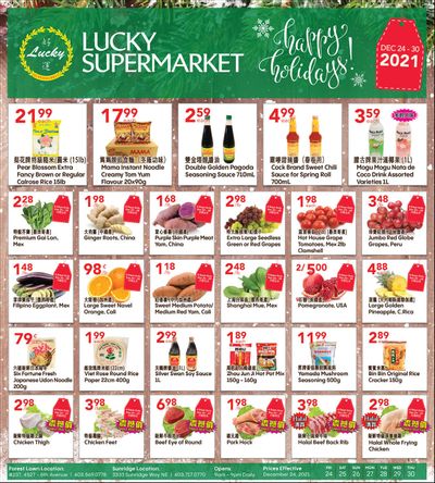 Lucky Supermarket (Calgary) Flyer December 24 to 30