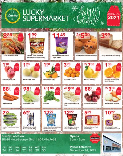 Lucky Supermarket (Surrey) Flyer December 24 to 30