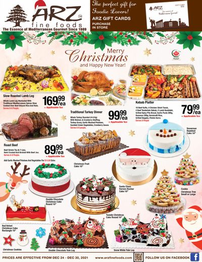 Arz Fine Foods Flyer December 24 to 30