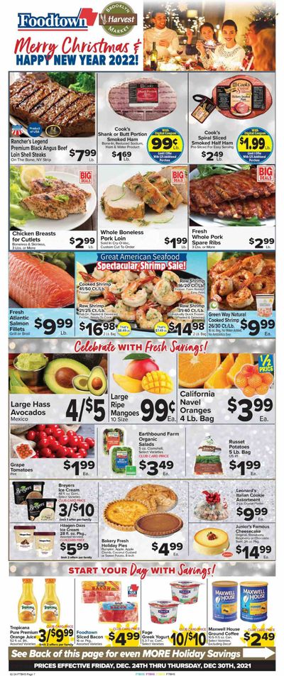 Foodtown (NJ, NY, PA) Weekly Ad Flyer December 25 to January 1