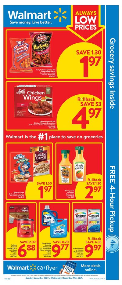 Walmart (ON) Flyer December 26 to 29 Walmart (ON) Flyer December 26 to 29