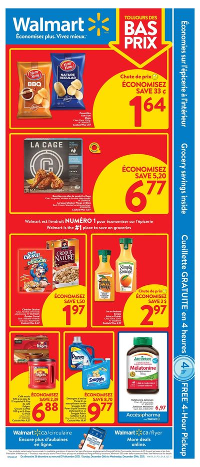 Walmart (QC) Flyer December 26 to 29