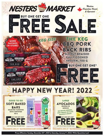 Nesters Market Flyer December 26 to January 1