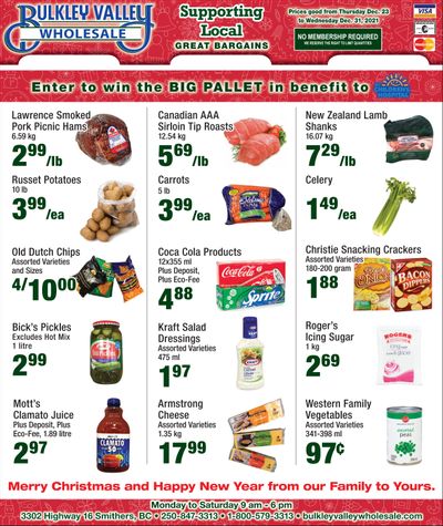 Bulkley Valley Wholesale Flyer December 23 to 31