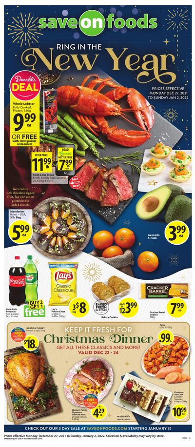 Save on Foods (SK) Flyer December 27 to January 2