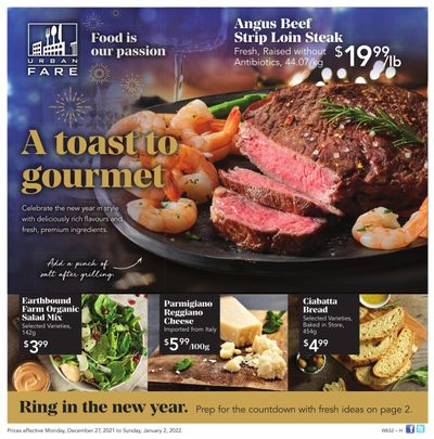 Urban Fare Flyer December 27 to January 2