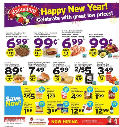 Hannaford (NH) Weekly Ad Flyer December 26 to January 2