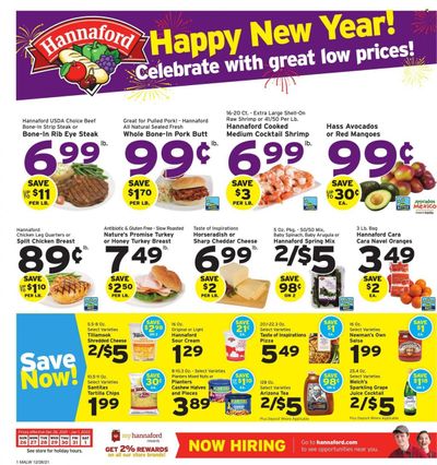 Hannaford (MA) Weekly Ad Flyer December 26 to January 2