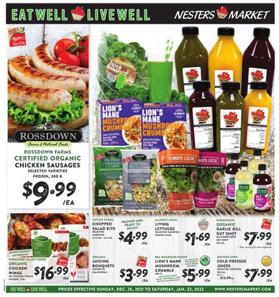 Nesters Market Eat Well Live Well Monthly Flyer December 26 to January 22