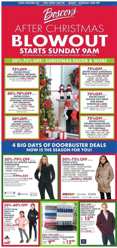 Boscov's (CT, DE, MD, NJ, NY, PA) Weekly Ad Flyer December 27 to January 3