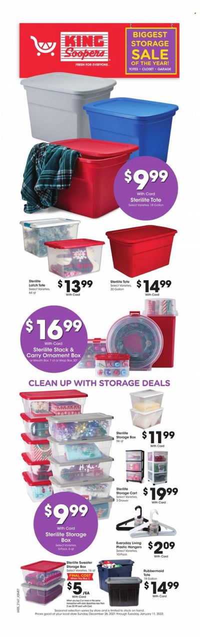 King Soopers (CO) Weekly Ad Flyer December 27 to January 3