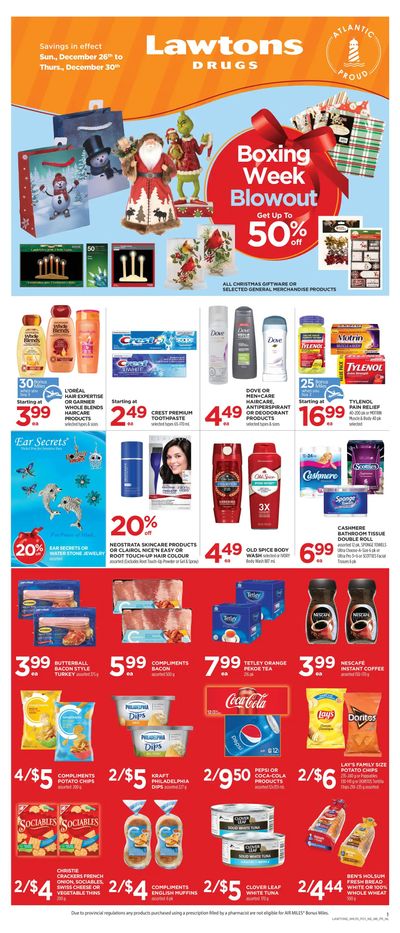Lawtons Drugs Flyer December 26 to 30