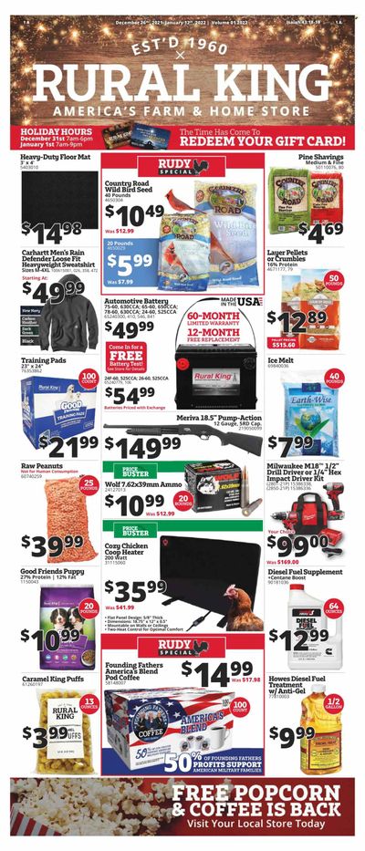 Rural King Weekly Ad Flyer December 27 to January 3