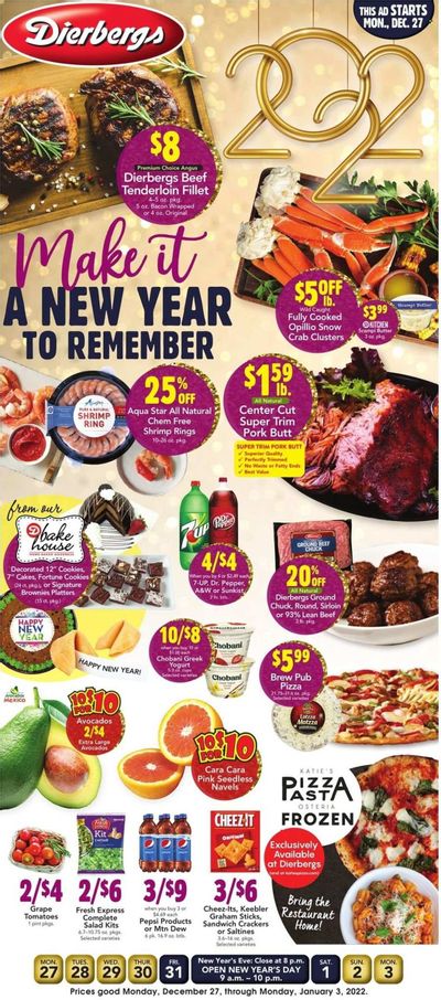 Dierbergs (IL, MO) Weekly Ad Flyer December 27 to January 3