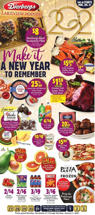 Dierbergs (MO) Weekly Ad Flyer December 27 to January 3