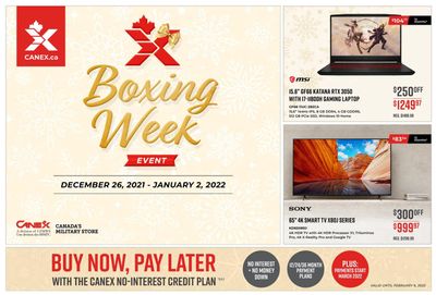 Canex Boxing Week Flyer December 26 to January 2