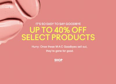 MAC Cosmetics Canada Deals: Save Up to 40% OFF Many Products + Up to 60% OFF Last Chance Products