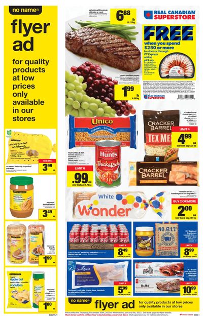 Real Canadian Superstore (ON) Flyer December 30 to January 5 Real Canadian Superstore (ON) Flyer December 30 to January 5