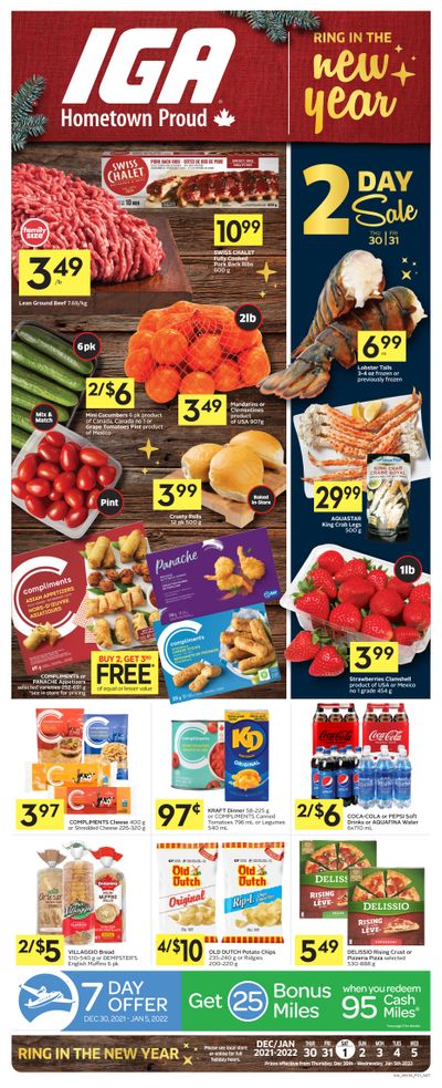 IGA (AB) Flyer December 30 to January 5